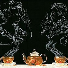 Схема вышивки «монохром»