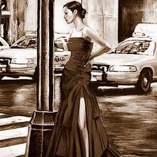 Схема вышивки «Женский образ»