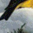 Предпросмотр схемы вышивки «птички на заснеженой туе» (№533341)