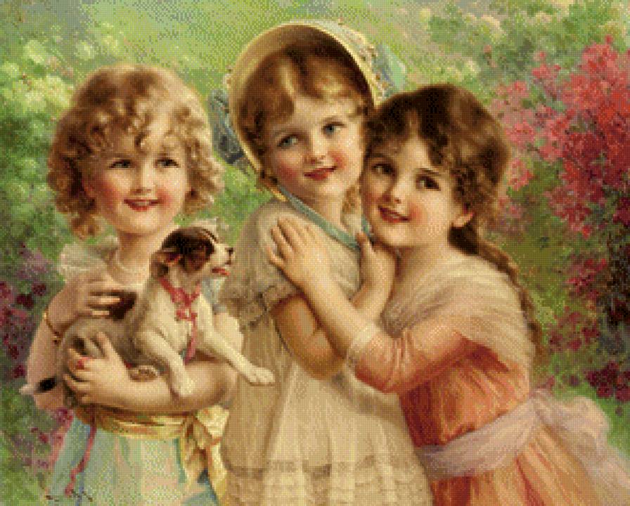 вера надежда любовь - собака, дети, девочка, друзья, мальчик, игра - предпросмотр