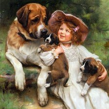 Схема вышивки «нянька»