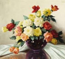 Схема вышивки «Розы»