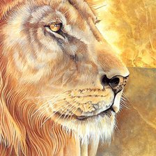 Схема вышивки «Лев (живопись)»