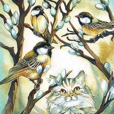 Схема вышивки «Весенние трели»