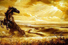 Схема вышивки «конь»