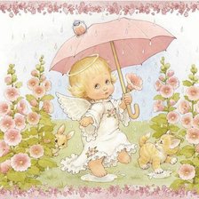 Схема вышивки «ангелочек»