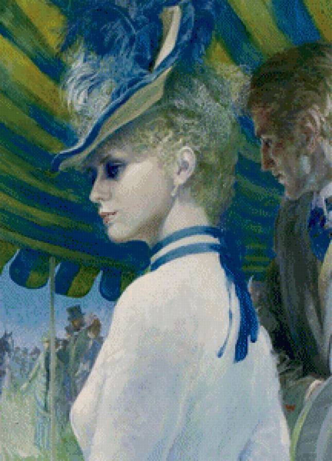 Серия "Золотой век" - люди, девушка - предпросмотр