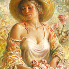 Схема вышивки «Теплые краски»