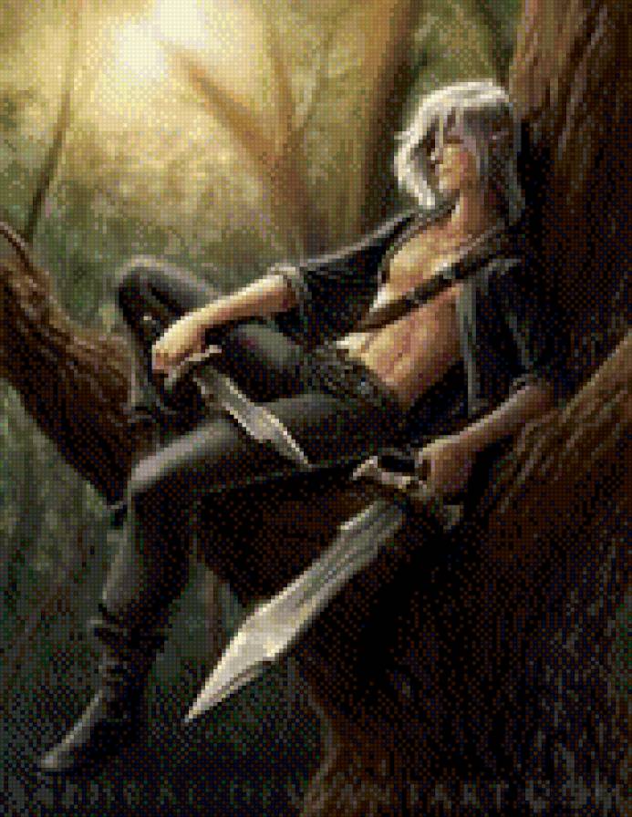 Охотник - охотник, эльф, мужчина - предпросмотр