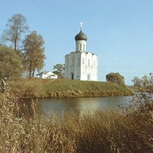 Схема вышивки «Храм Покрова на Нерли.»