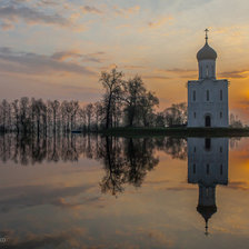 Схема вышивки «Храм Покрова на Нерли.»