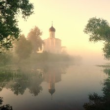 Схема вышивки «Храм Покрова на Нерли.»