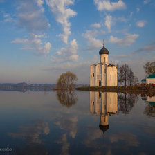 Схема вышивки «Храм Покрова на Нерли.»