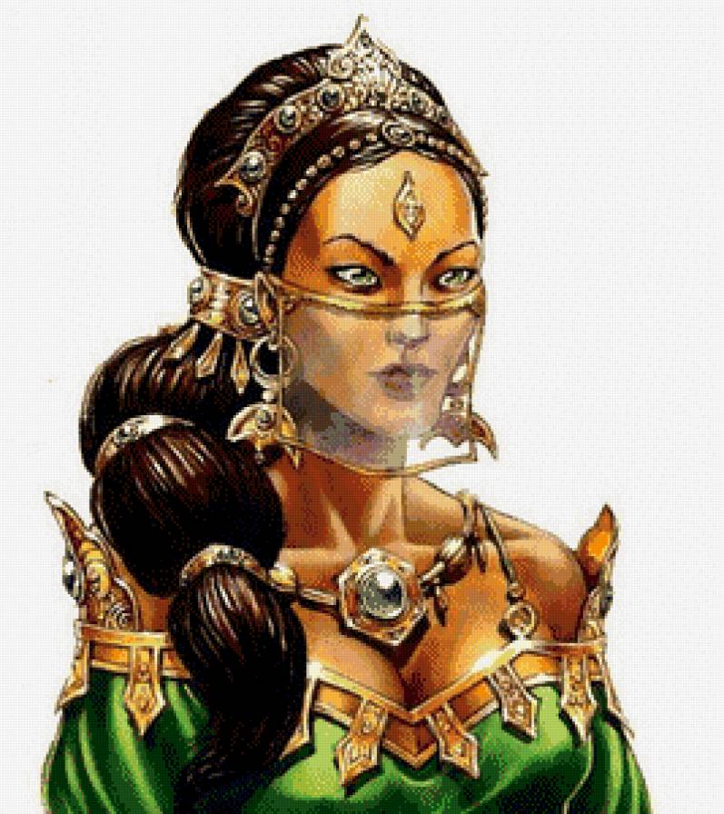 Царица Востока - восток, девушка, красавица - предпросмотр