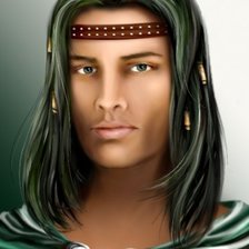 Схема вышивки «Парень-фэнтези»