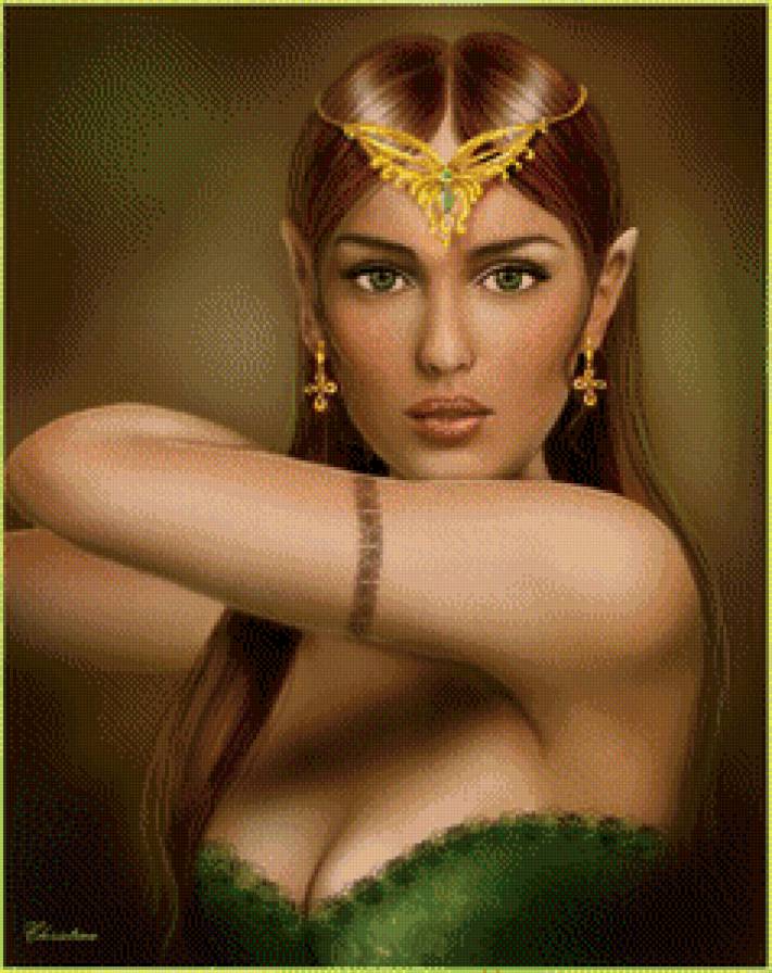 Красавица - фэнтези, красавица, девушка - предпросмотр