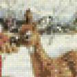 Предпросмотр схемы вышивки «санта в зимнем лесу» (№534357)