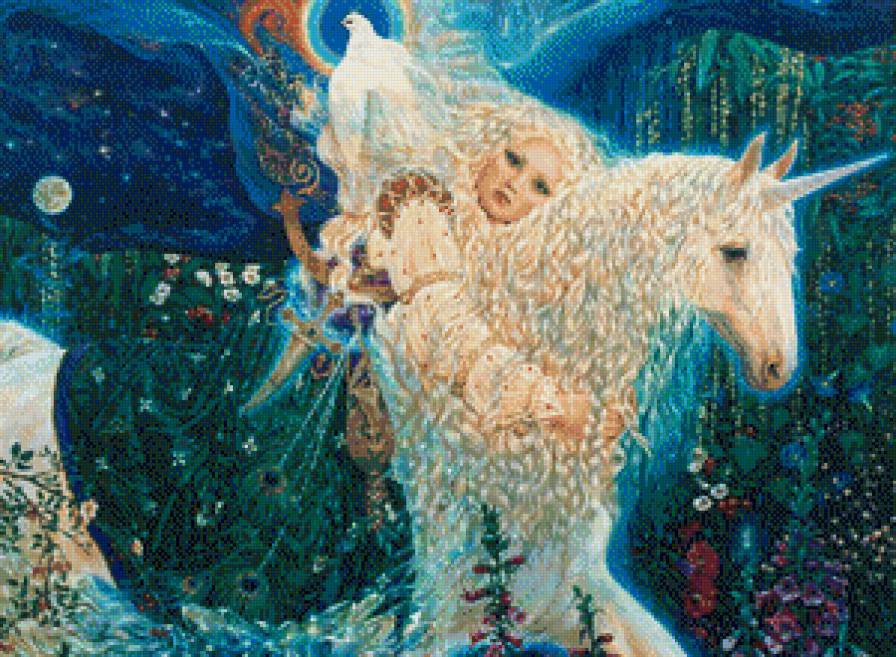 девушка фэнтэзи - картина фэнтэзи - предпросмотр