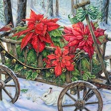 Схема вышивки «новогодняя»