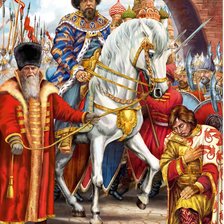 Схема вышивки «Возвращение патриарха Филарета»