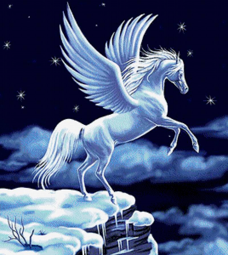 Пегас - фэнтези, пегас - предпросмотр