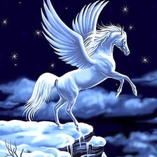 Схема вышивки «Пегас»