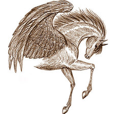 Схема вышивки «Пегас»