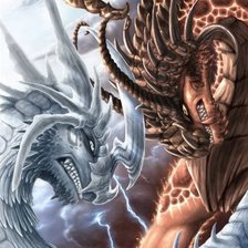 Схема вышивки «Битва драконов»