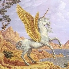 Схема вышивки «На  краю обрыва...(живопись)»