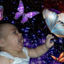 Схема вышивки «Счастье матери»