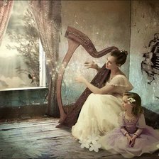 Схема вышивки «музыка»