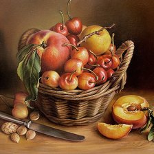 Схема вышивки «натюрморт»