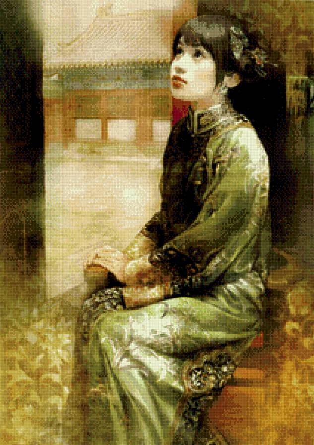 девушка - красота, китай - предпросмотр