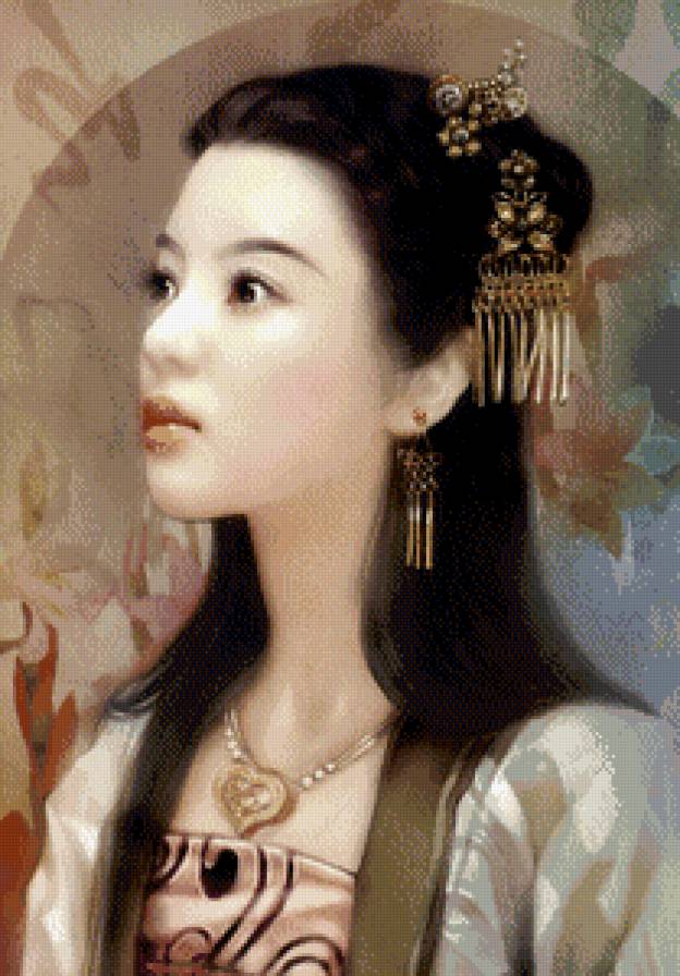 девушка - азиатка - предпросмотр