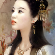 Схема вышивки «девушка»