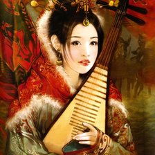 Схема вышивки «китаянка»