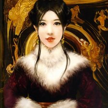 Схема вышивки «азия»