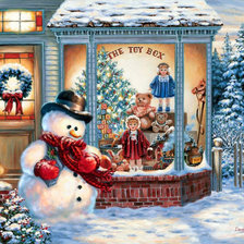 Схема вышивки «новый год»