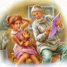 Схема вышивки «девочка»