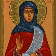 Схема вышивки «Святая Анастасия»