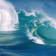 Схема вышивки «Морские волны.»