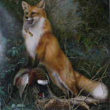 Схема вышивки «Удачная охота.»