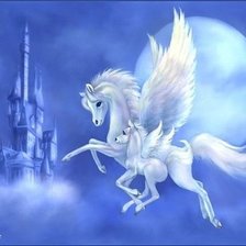 Схема вышивки «Пегасы»