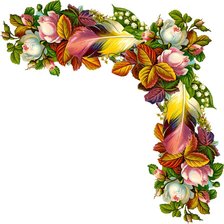 Схема вышивки «уголок с ландышами»