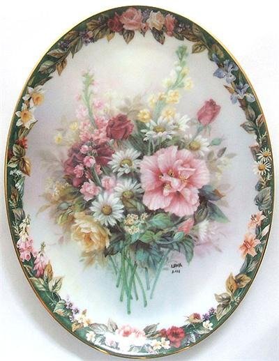 медальон - сер.цветы - оригинал