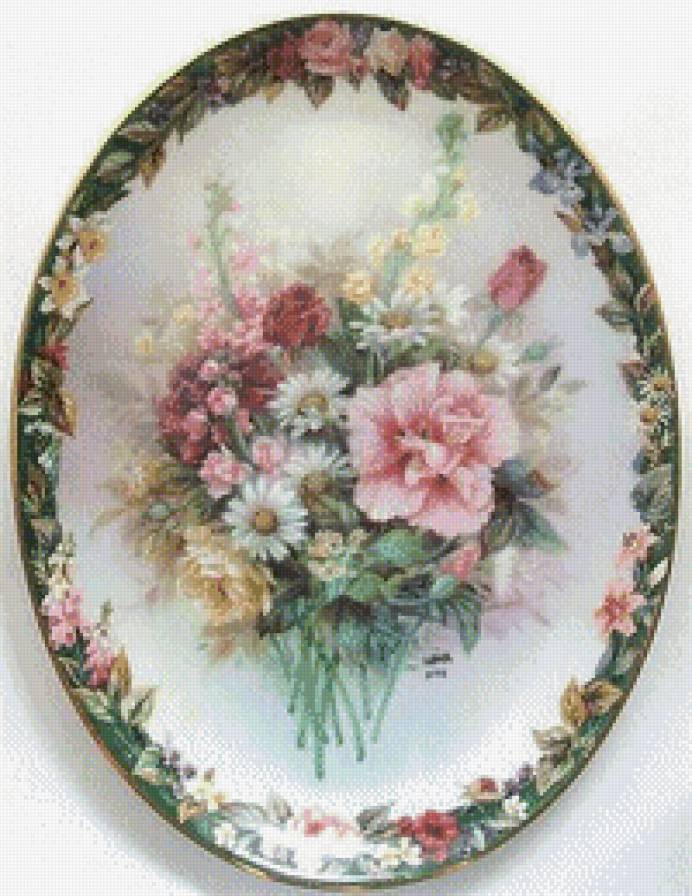 медальон - сер.цветы - предпросмотр