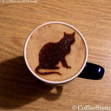 Схема вышивки «кофе»