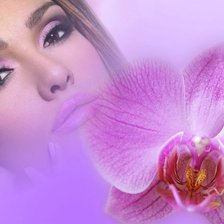 Схема вышивки «Девушка»