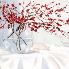 Схема вышивки «Натюрморт с ягодами»