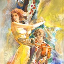 Схема вышивки «Серия "Тонкие линии"»